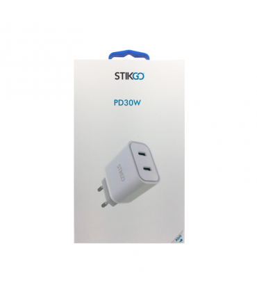 CARGADOR CASA Y VIAJE (2 TIPO C) - 30W