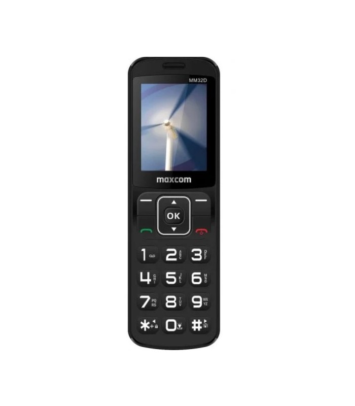 MaxCom MM32D 2G Teléfono Básico Negro Libre