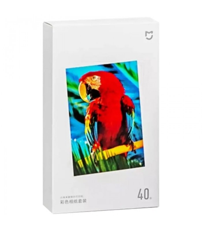 Papel Fotográfico para Impresora Xiaomi 1S Set - 40 Hojas